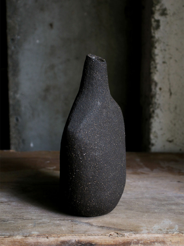 Vase Oiseau Noir