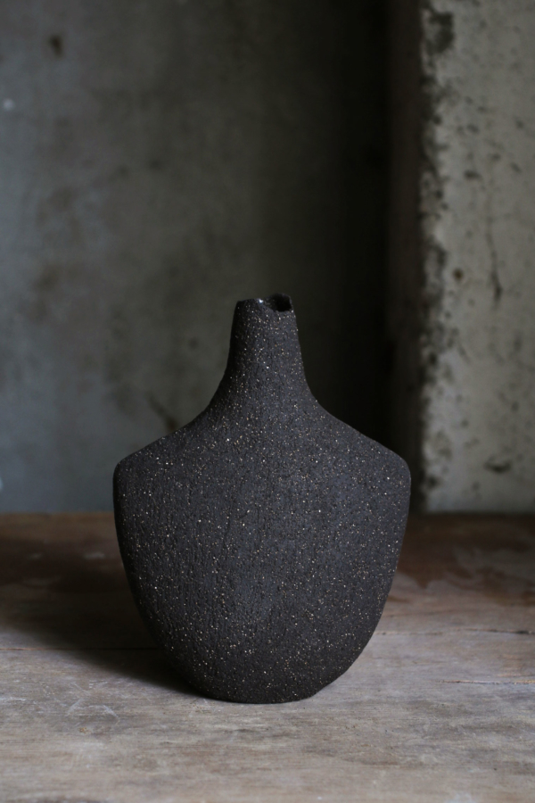 Vase Oiseau Noir (Small)