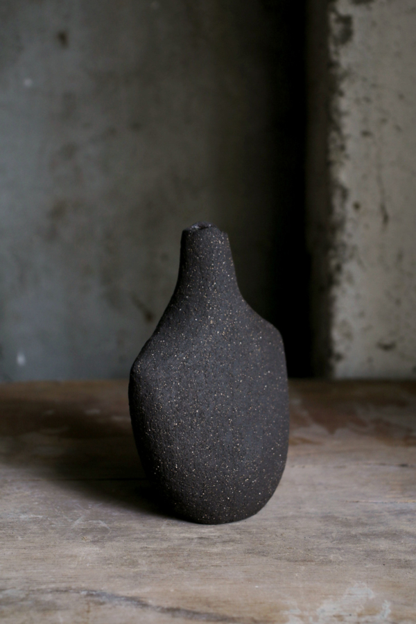 Vase Oiseau Noir (Small)