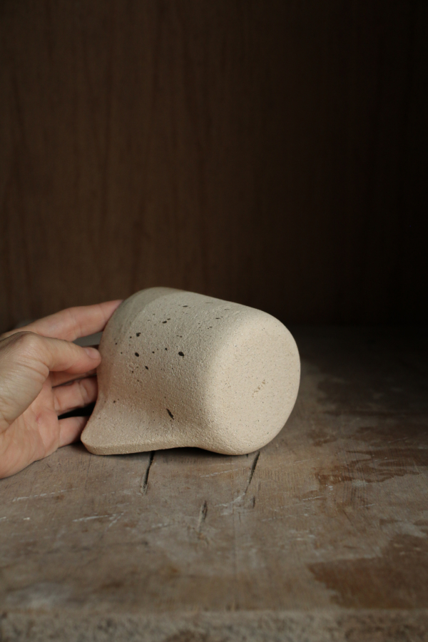 stephanie petit ceramics - collection oiseau - mug chamotte